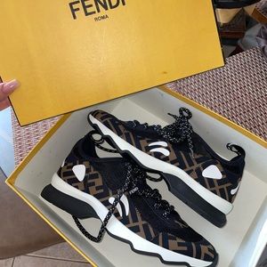 Fendi Black Tobacco sneakers